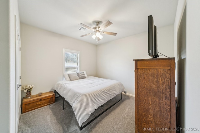 11210 W 178th St, Skiatook, OK 74070 - carpeted bedroom featuring baseboards and a ceiling fan