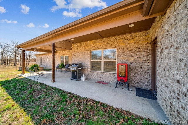 11210 W 178th St, Skiatook, OK 74070 - view of patio with grilling area