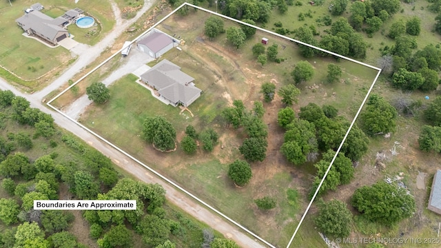 11210 W 178th St, Skiatook, OK 74070 - view of property location with property parcel outlined