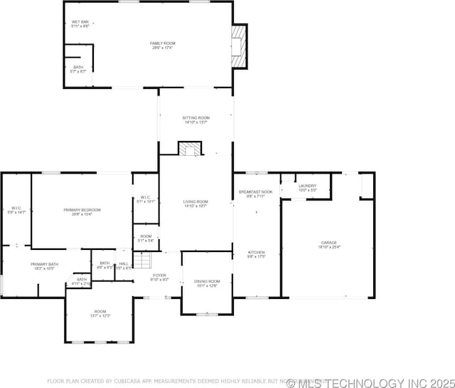 6924 S Knoxville Ave, Tulsa, OK 74136 - view of floor plan / room layout