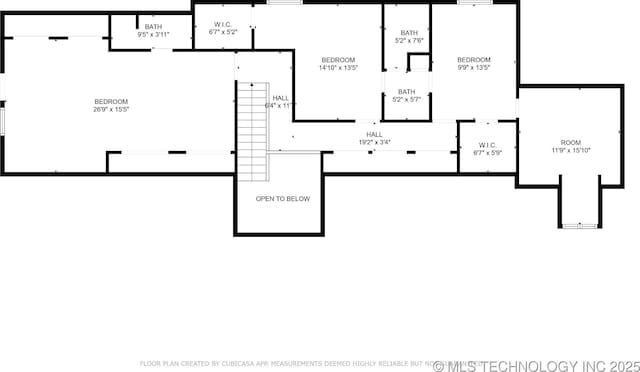 6924 S Knoxville Ave, Tulsa, OK 74136 - view of floor plan / room layout