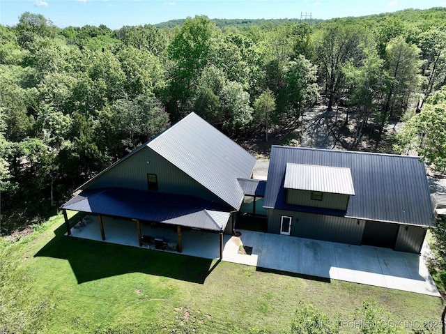 117700 S 4214th Rd, Eufaula, OK 74432 - view of subject property with a heavily wooded area