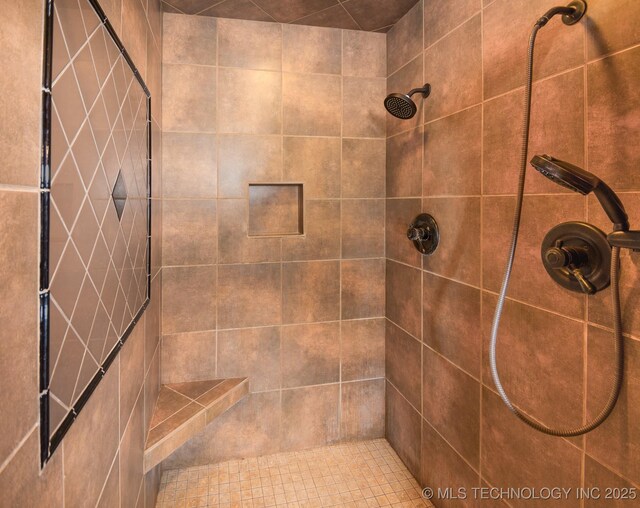 358653 E 5700th Rd, Jennings, OK 74038 - full bathroom with tiled shower
