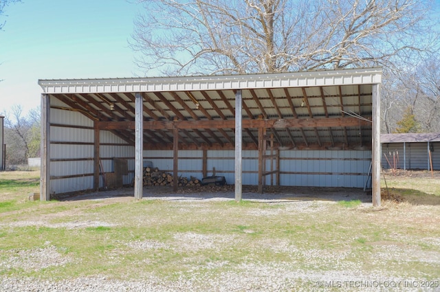 358653 E 5700th Rd, Jennings, OK 74038 - view of pole building featuring a detached carport