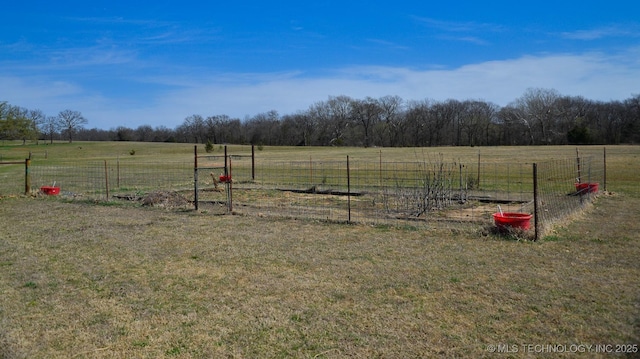 358653 E 5700th Rd, Jennings, OK 74038 - view of yard featuring fence and a rural view