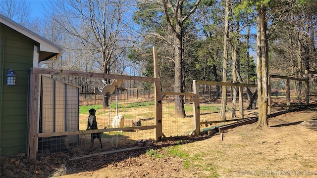 6111 County Road 3605, Ada, OK 74820 - view of yard with an outbuilding, fence, and exterior structure