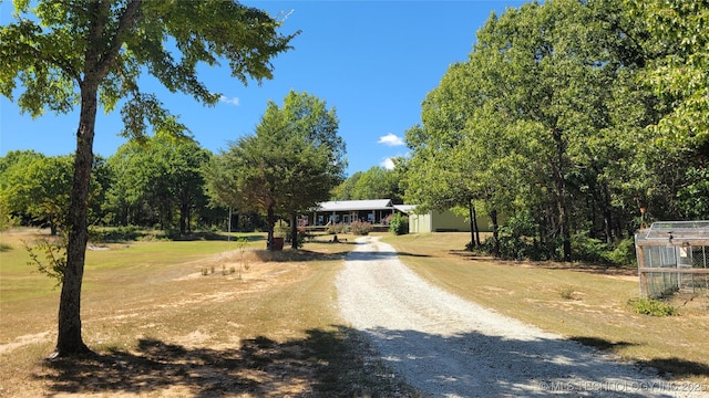 6111 County Road 3605, Ada, OK 74820 - view of street featuring gravel driveway