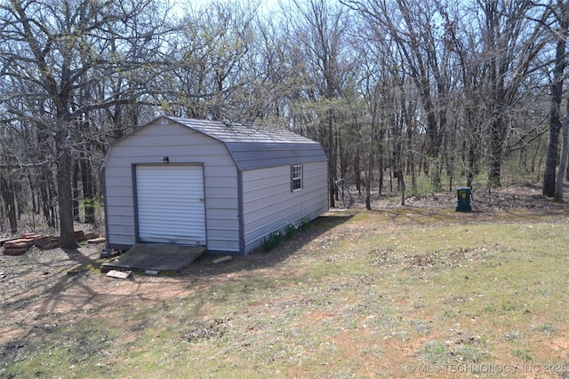 17414 Bridgeview Rd, Madill, OK 73446 - view of outdoor structure with an outbuilding