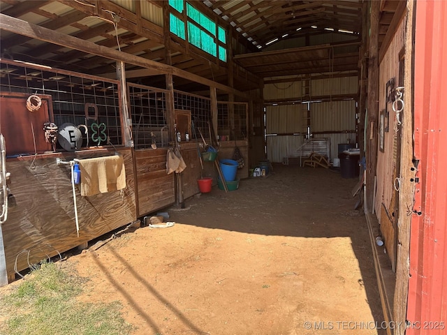 view of stable