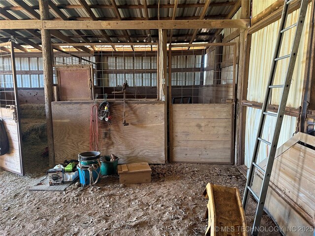 view of stable
