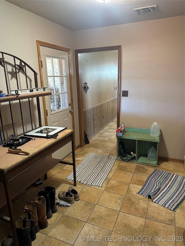 doorway with visible vents
