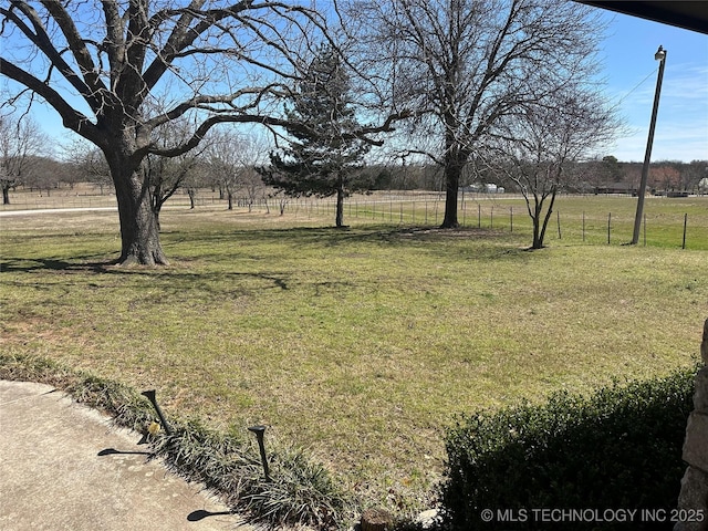 view of yard