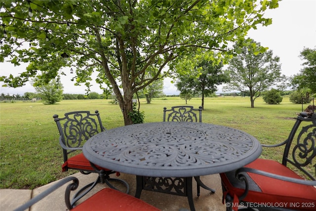 view of patio / terrace with outdoor dining space