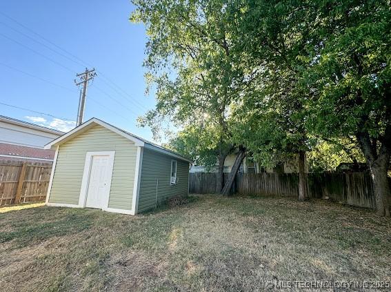 view of outbuilding with an outdoor structure