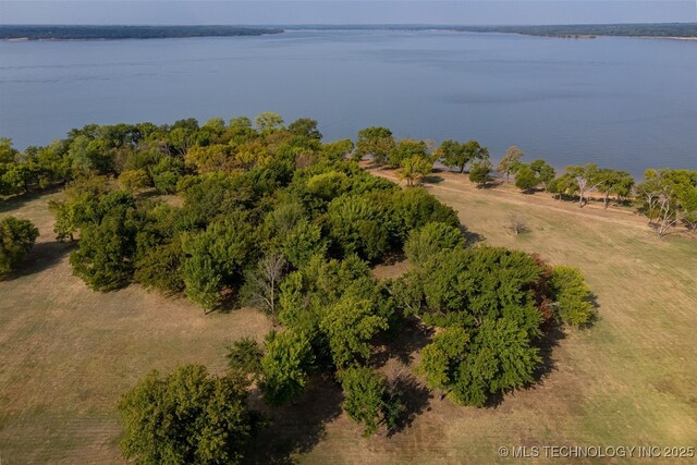 2828 Riverview Rd, Kingston, OK 73439 - aerial view with a water view