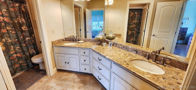23280 E Horseshoe Bend Rd, Park Hill, OK 74451 - full bath featuring double vanity and toilet