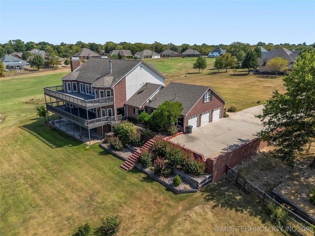 8315 N 99th E Ave, Owasso, OK 74055 - aerial view of residential area