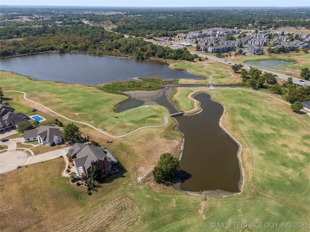 8315 N 99th E Ave, Owasso, OK 74055 - view of property location with nearby suburban area, a large body of water, and a golf club