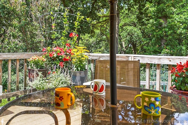 11748 S Canton Ave, Tulsa, OK 74137 - view of wooden terrace