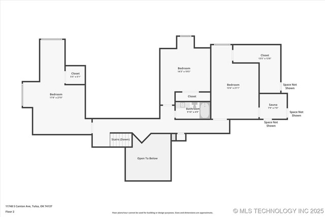 11748 S Canton Ave, Tulsa, OK 74137 - floor plan