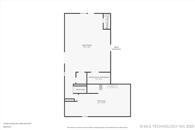 11748 S Canton Ave, Tulsa, OK 74137 - plan