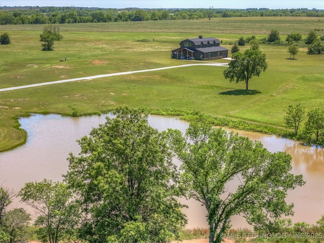 22450 S Rocky Ridge Ln, Claremore, OK 74019 - aerial view of sparsely populated area with a nearby body of water