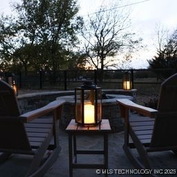 8700 S Union Ave, Tulsa, OK 74132 - view of patio / terrace with fence