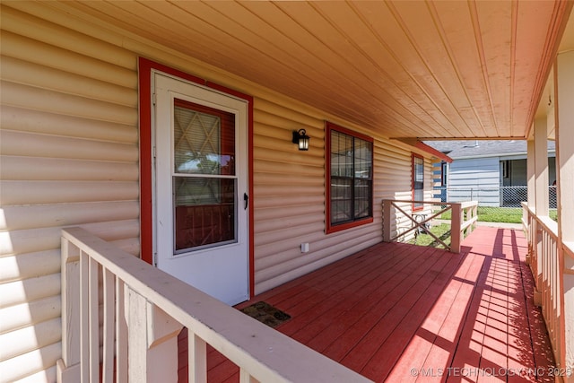 703 N Sioux Ave, Claremore, OK 74017 - view of wooden porch