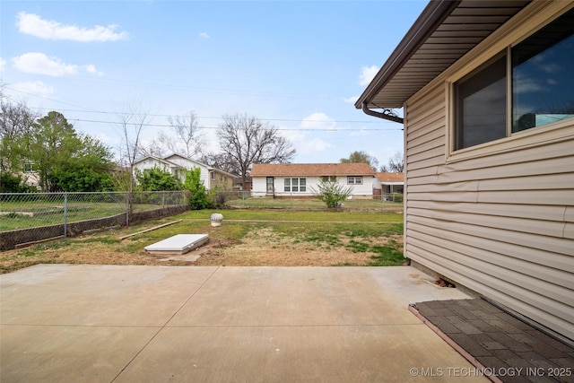 5729 E 24th Pl S, Tulsa, OK 74114 - view of yard featuring fence and a patio area