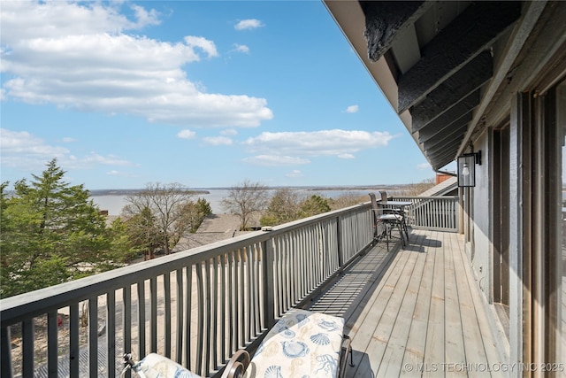 42 Diamond Head Dr Unit 42, Sand Springs, OK 74063 - wooden deck with a water view