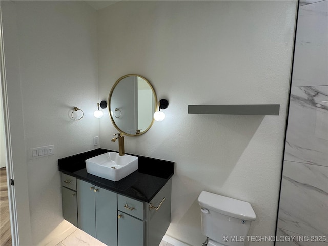 3204 N Hartford Ave, Tulsa, OK 74106 - bathroom featuring toilet and vanity