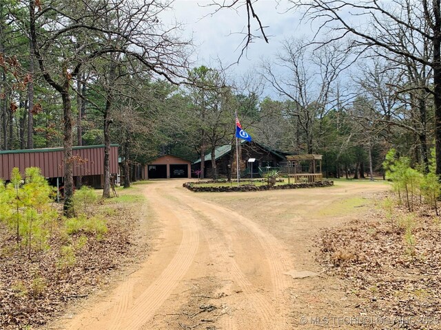 413822 S Sherman, Moyers, OK 74557 - view of road featuring dirt driveway