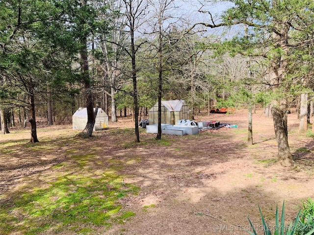 413822 S Sherman, Moyers, OK 74557 - view of yard with an outdoor structure