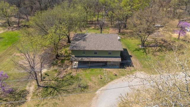 9012 S 49th W Ave, Tulsa, OK 74131 - drone / aerial view