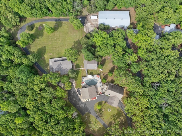 20136 W Chicken Creek Rd, Cookson, OK 74427 - aerial view of property's location