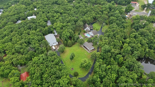 20136 W Chicken Creek Rd, Cookson, OK 74427 - aerial view of property's location