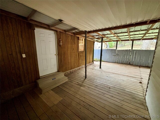112 S 7th St, Eufaula, OK 74432 - view of deck