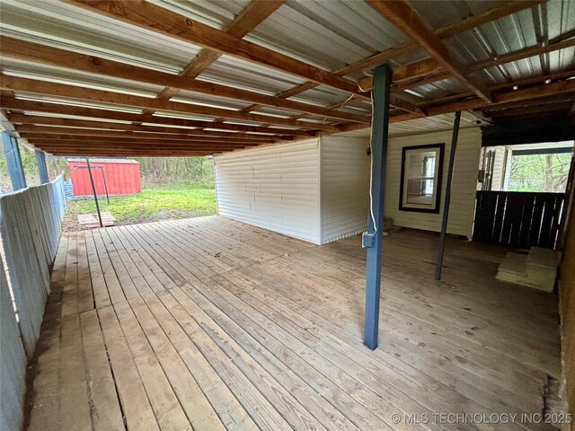 112 S 7th St, Eufaula, OK 74432 - view of deck
