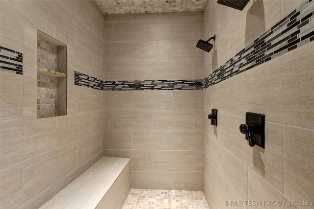 7415 E 109th St S, Tulsa, OK 74133 - bathroom with tiled shower
