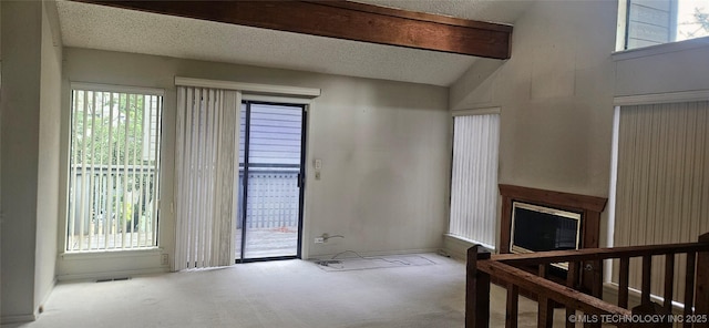 7502 S Winston Pl Unit 203, Tulsa, OK 74136 - entrance foyer featuring carpet floors and a textured ceiling