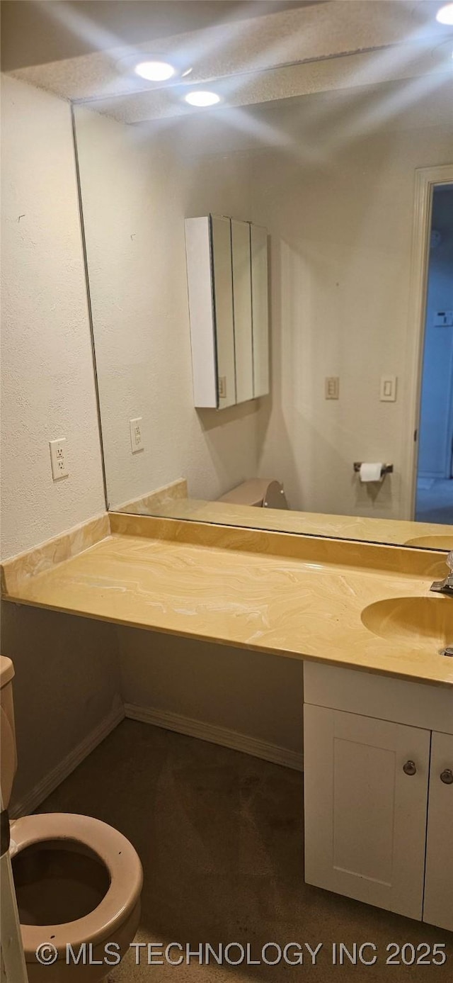 7502 S Winston Pl Unit 203, Tulsa, OK 74136 - half bath with toilet and vanity