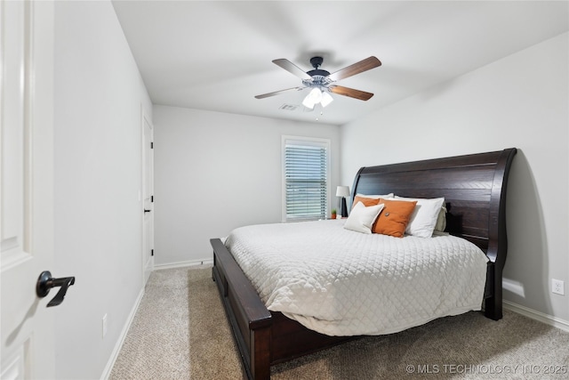 19672 E 69th St N, Owasso, OK 74055 - carpeted bedroom featuring baseboards and ceiling fan