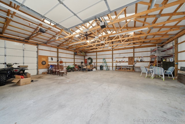 5980 Rolling Oaks, Muskogee, OK 74401 - garage with a garage door opener