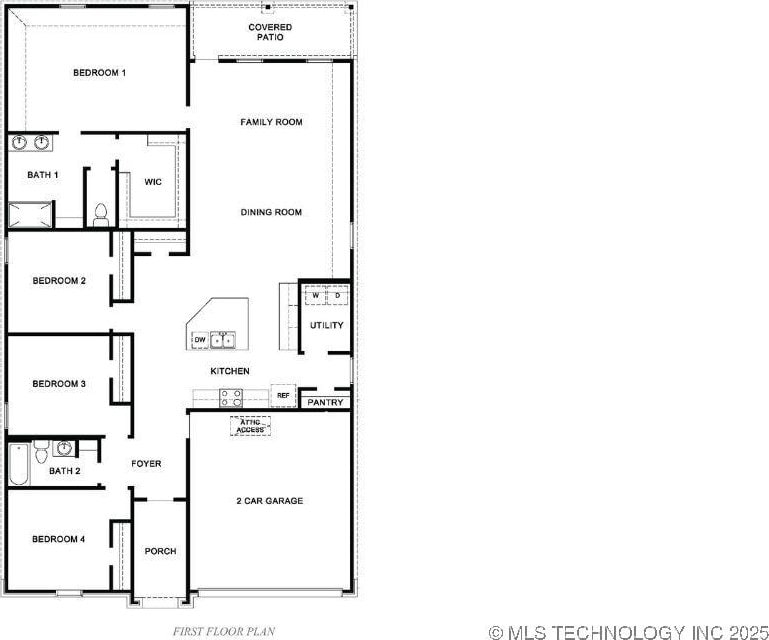 13460 S 102nd E Ave, Bixby, OK 74014 - view of layout