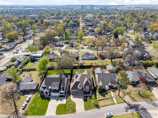 3528 S Wheeling Ave, Tulsa, OK 74105 - aerial view of property's location with nearby suburban area