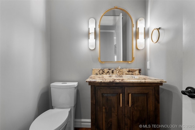 3528 S Wheeling Ave, Tulsa, OK 74105 - bathroom featuring toilet and vanity