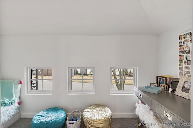 1623 E 33rd St, Tulsa, OK 74105 - sitting room featuring baseboards, plenty of natural light, and carpet flooring