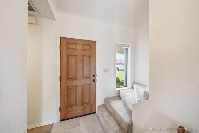 13542 N 155th E Ave, Collinsville, OK 74021 - entryway featuring stairway and baseboards