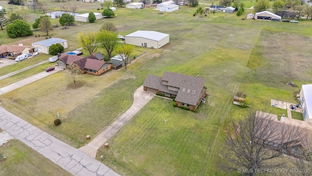 13542 N 155th E Ave, Collinsville, OK 74021 - aerial perspective of suburban area