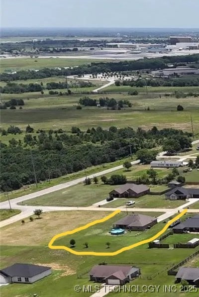 60 S Kaylee Rd, Calera, OK 74730 - bird's eye view